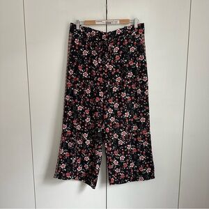 Adrienne Vittadini Floral Wide-Leg Pants